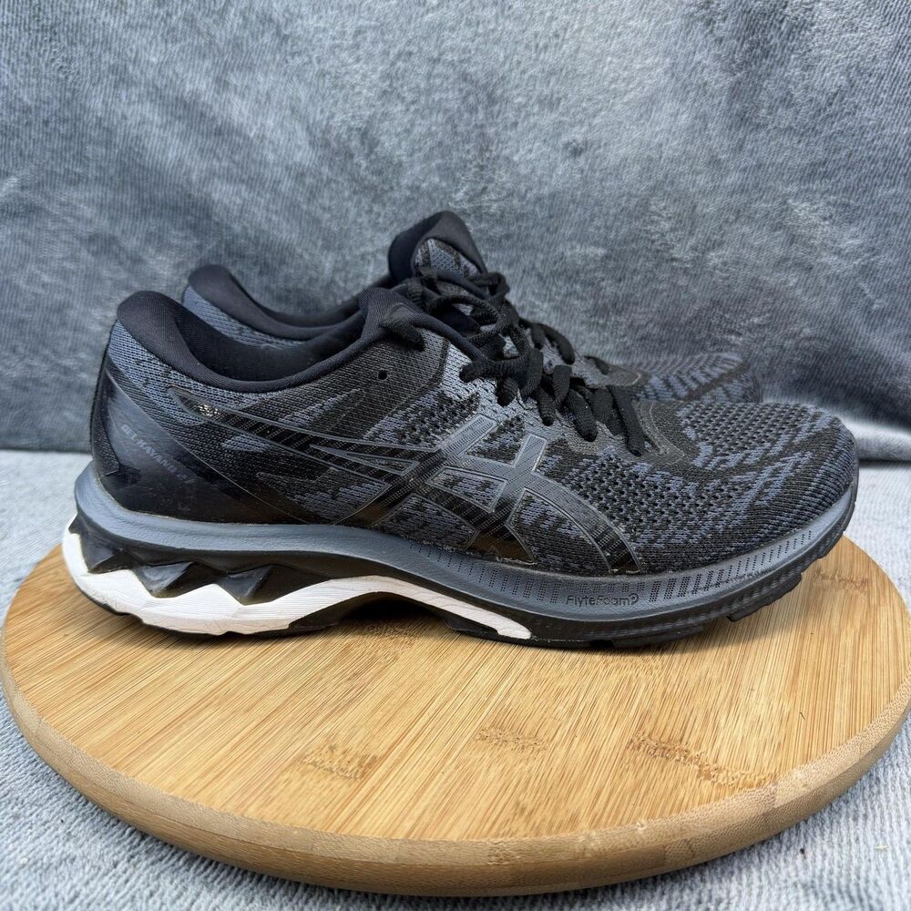 ASICS GEL-Kayano 27 Shoes Womens Size 11 Black Mesh Running Sneakers 1012A715